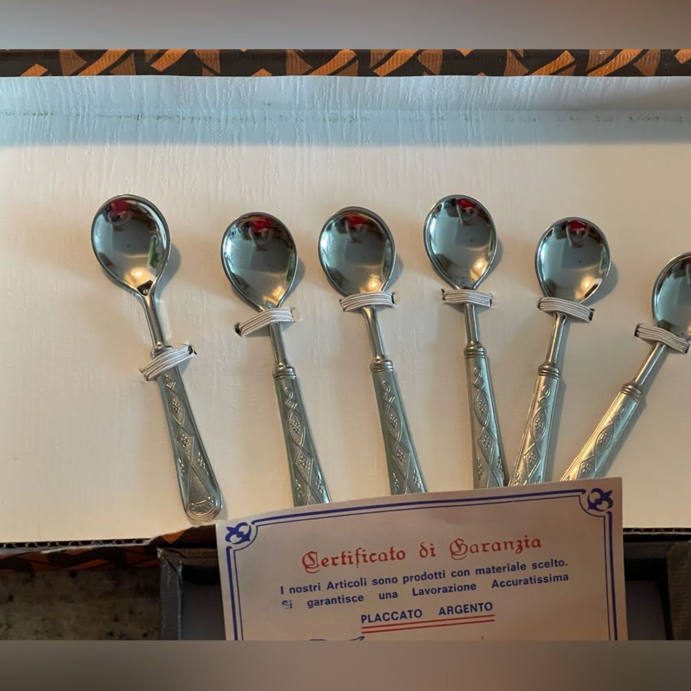 Silver plated serving set - Picture 5 of 7